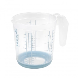 Jug with measuring cup and anti-slip function 1 L nordic blue