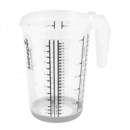 Jug with measuring cup and anti-slip function 1,5 L nordic gray