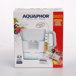 Pitcher water purifier Aquaphor Kompakt 2,4l , with filter B100-25 Maxfor+bonus 