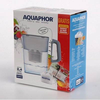 
                                            Кувшин для очистки воды Aquaphor Kompakt 2,4 л, с фильтром B100-25 Maxfor + бонус 