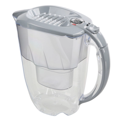 
                                                Pitcher water purifier Aquaphor Amethyst 2,8l , with three filters B100-25 Maxfor , grey colour
                                                