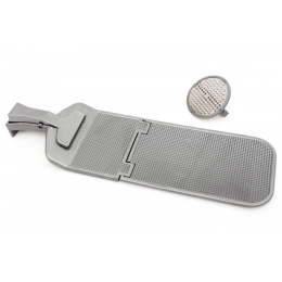 fish filleting foldable board with stainless steel scaler