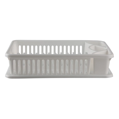 
                                            Dish drainer rectangular fol.43x27x9,5cm white
                                            