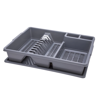 
                                            Dish drainer 43x35x9 cm gray
                                            