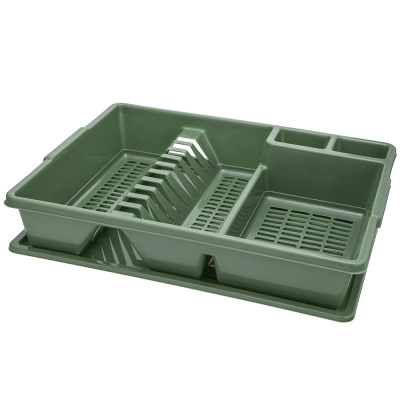 
                                            Dish drainer 43x35x9 cm green
                                            