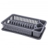 Rectangular dish drainer 43x27x9,5 cm gray