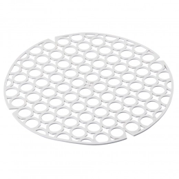 Sink grid, round, flexible 27.5 cm diameter white