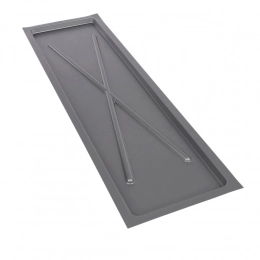 Tray to the dryer silver w¹ska 75x22,5cm