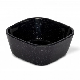 Square bowl 7x7x3 cm 100 ml black