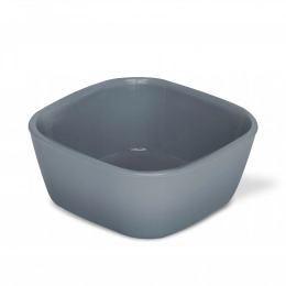 Square bowl 7x7x3 cm 100 ml gray