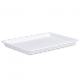 Rectangular tray 18x25cm white