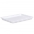 Rectangular tray 18x25cm white