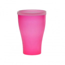 Mug with lid 500 ml red