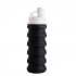 Black silicone with white cap 24x7x7cm (when folded its height is 13.5cm) Black silicone with white cap 24x7x7cm (when folded its height is 13.5cm)