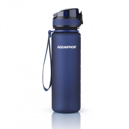 Aquaphor City filter bottle, navy blue color
