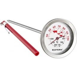 2-in-1 thermometer for baking (+ 30 ° C + 100 ° C) and oven (+ 50 ° C + 300 ° C)