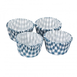 100pc cake mould 5,0x3,5cm with decor