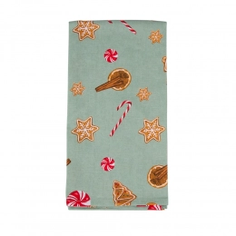 Kitchen towel 45x60 cm 100% cotton dec. Gingerbread Man
