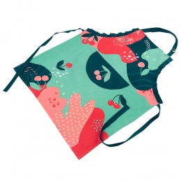 Apron 68x80cm, 100% cotton, dec. Color Twist