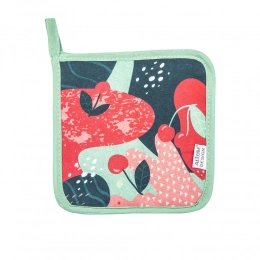 Pot holder 18x18cm, 100% cotton, dec. Color Twist