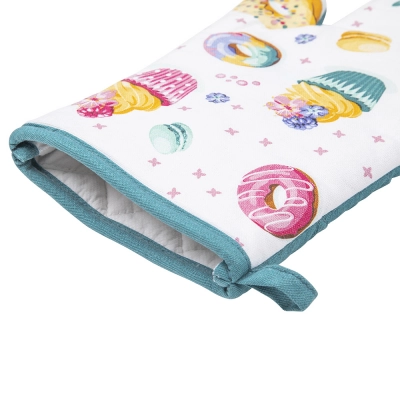 
                                            Sweet love kitchen glove 18x28 cm 100% cotton
                                            