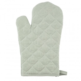 Kitchen glove 18x28 cm 100% cotton light green