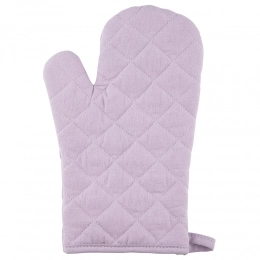 Kitchen glove 18x28 cm 100% cotton light purple