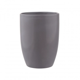 Grey dolomite tumbler 7,5x7,5x10,5 cm