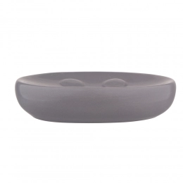 Grey dolomite soap dish 13,5x10x3 cm