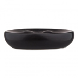 Black dolomite soap dish 13,5x10x3 cm