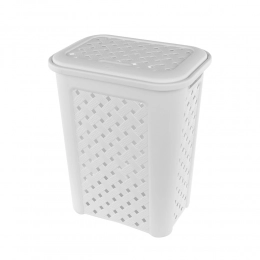 Arianna laundry hamper 30l white