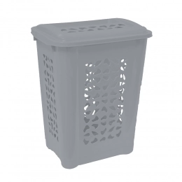 Laundry basket 60l nordic gray