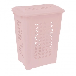 Laundry basket 60l nordic pink