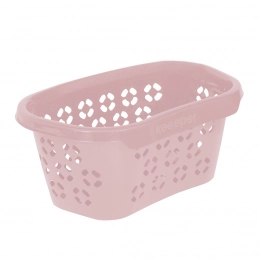 Anton laundry basket 57,5cm 30,5L nordic pink