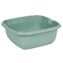 Square bowl 38x38cm 13l nordic green