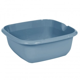 Square bowl 38x38cm 13l nordic blue
