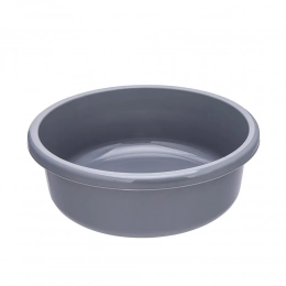 Round bowl 36 cm 9 L gray