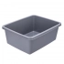Прямоугольная чаша 37,5х30,5 см 11 л серого цвета Прямоугольная чаша 37,5х30,5 см 11 л серого цвета