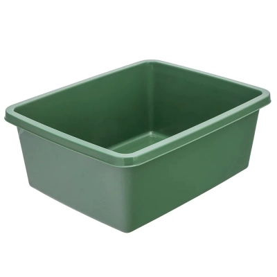 
                                            Rectangular bowl 37,5x30,5 cm 11 L green
                                            