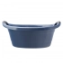 Oval bowl 14 L navy blue