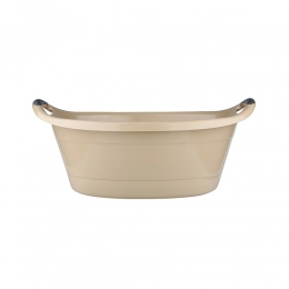Овальная чаша 14 л бежевая