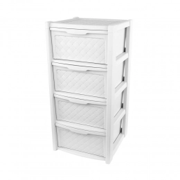 Arianna storage unit 4 drawers 82,5x38,5x39cm white