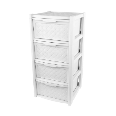 
                                                Шкаф для хранения Arianna с 4 ящиками 82,5x38,5x39см белый
                                                