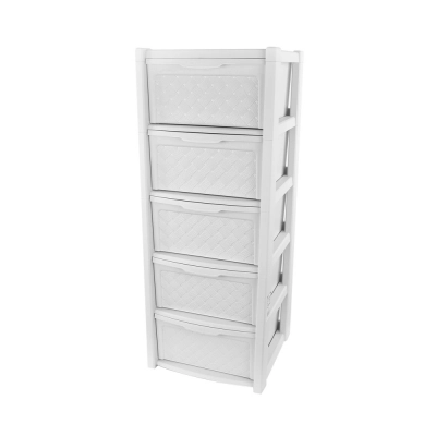 
                                            Шкаф для хранения Arianna с 5 ящиками 101,5x38,5x39см белый
                                            