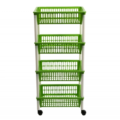 
                                            Хранилище с 4 полками на колесиках 85x29см
                                            