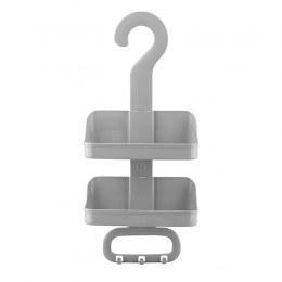 Shower shelf, gray