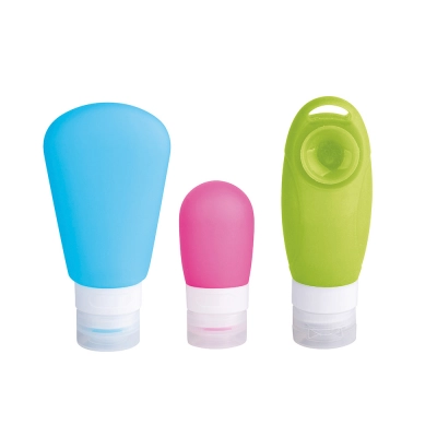 
                                                Set of 3 silicone bottle 2x90 ml, 60 ml
                                                