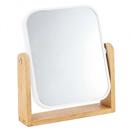 Plastik frame mirror 18x4,5x21 white
