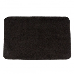 Microfiber bath rug 45x70 cm black