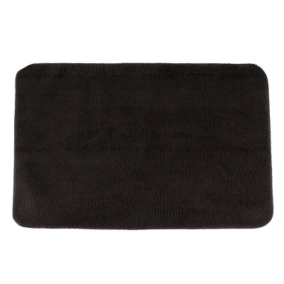 
                                            Microfiber bath rug 45x70 cm black
                                            